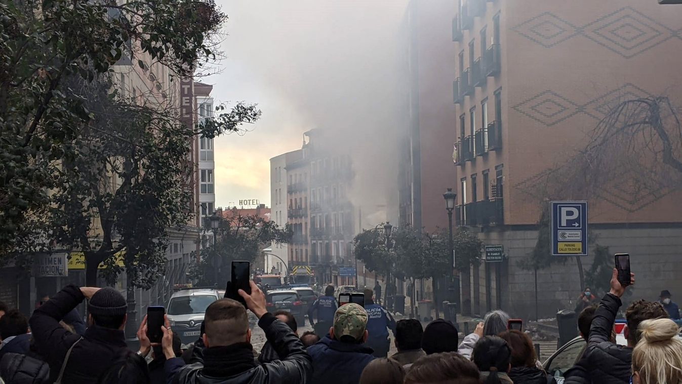 Hatalmas robbanás rázta meg Madridot, hárman meghaltak