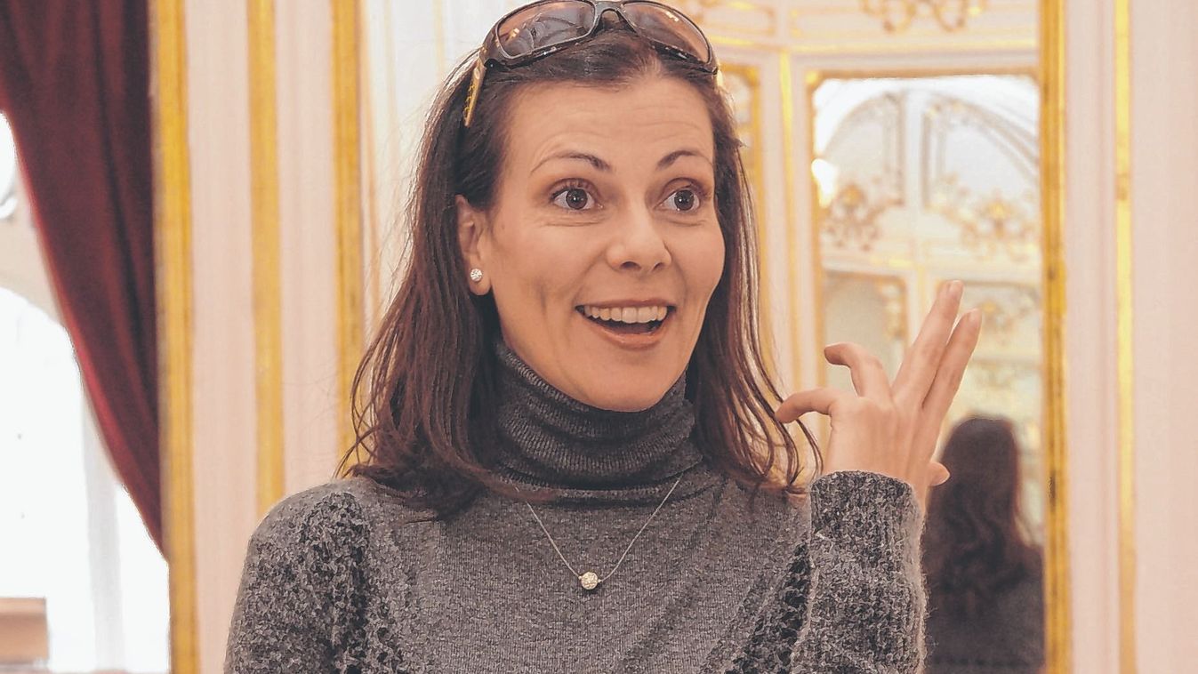Stubendek Katalin hol primadonna, hol pedig vagány, kacagtató komika