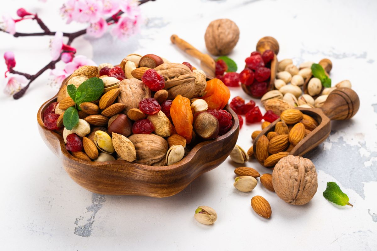 Assortment,Of,Dry,Fruits,And,Nuts.,Judaic,Holiday,Tu,Bishvat.