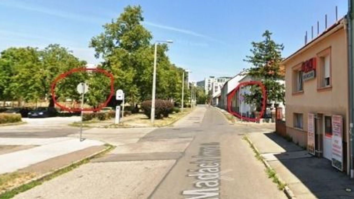 Balesetveszélyes a kereszteződés a pécsi Madách és Hargita utca találkozásánál - figyelmeztet olvasónk