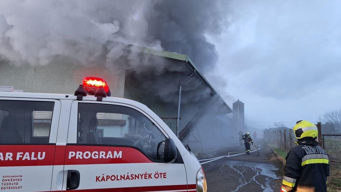 2000 tyúk égett halálra Kápolnásnyéken