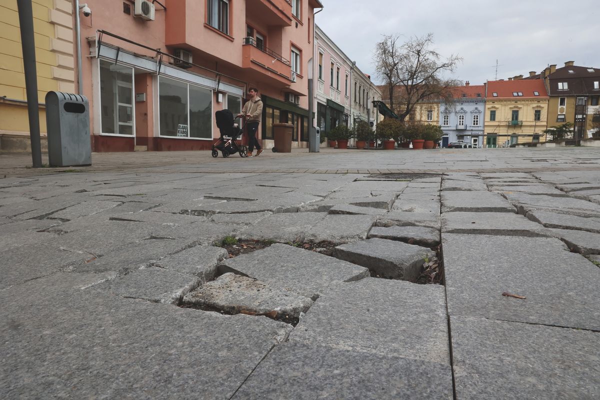 térburkolat Búza tér gránit