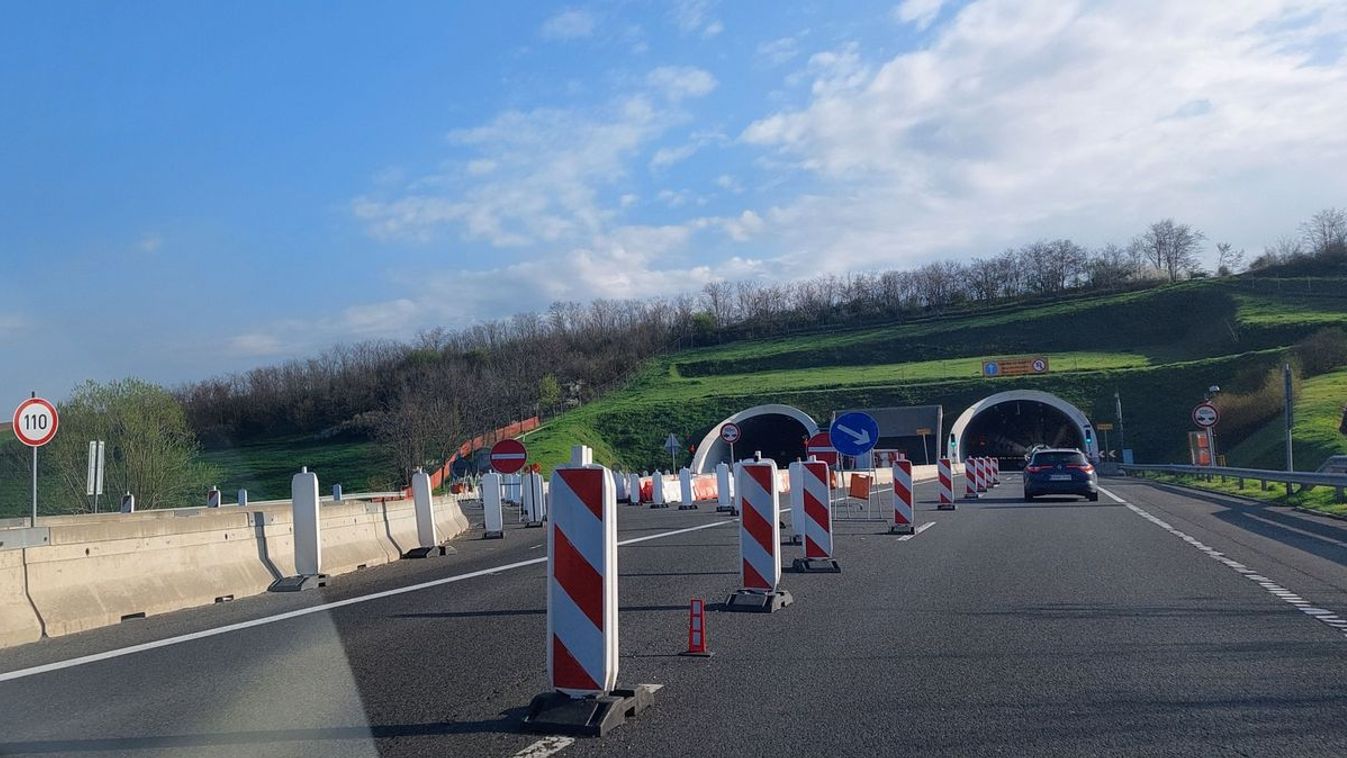 Legyen óvatos! Szembejövő autók az M6-oson!