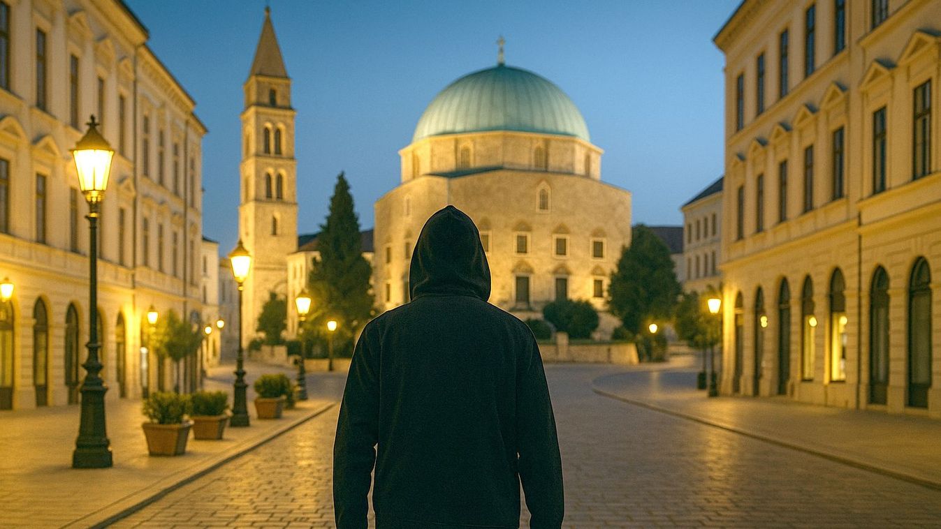 Fosórém járja a belvárost Pécsen (FOTÓ)