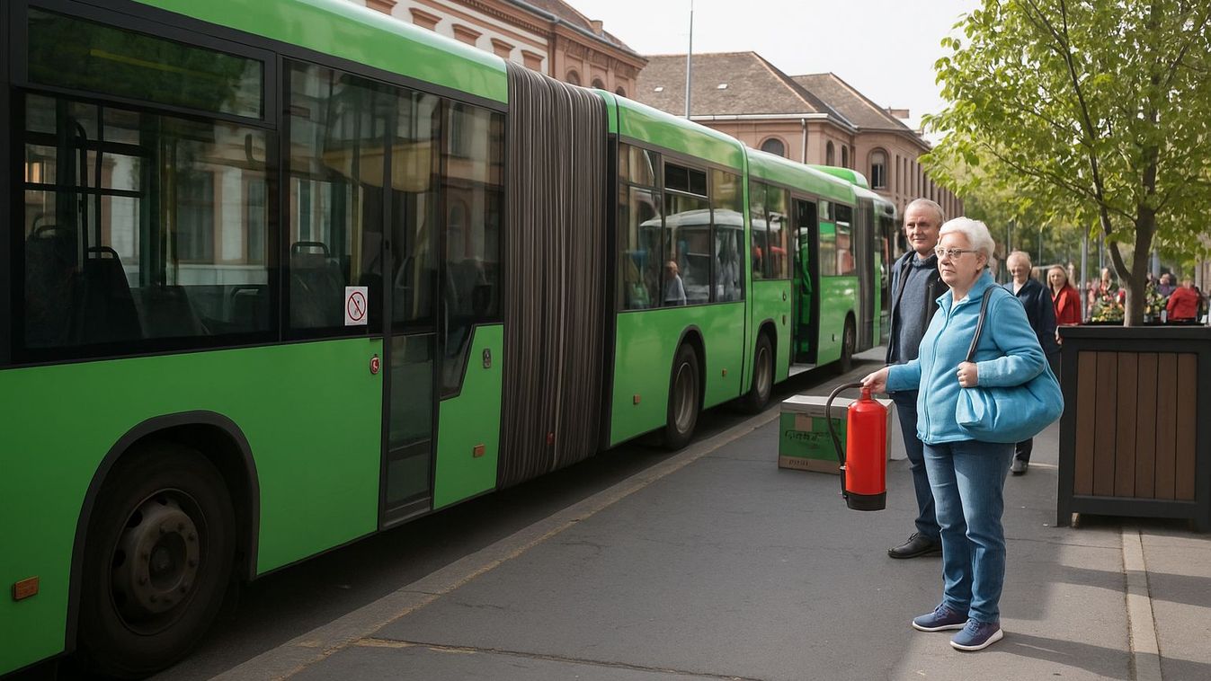 Őrület: poroltóval fújta egymást a sofőr és az utas Pécsen! (VIDEÓ)