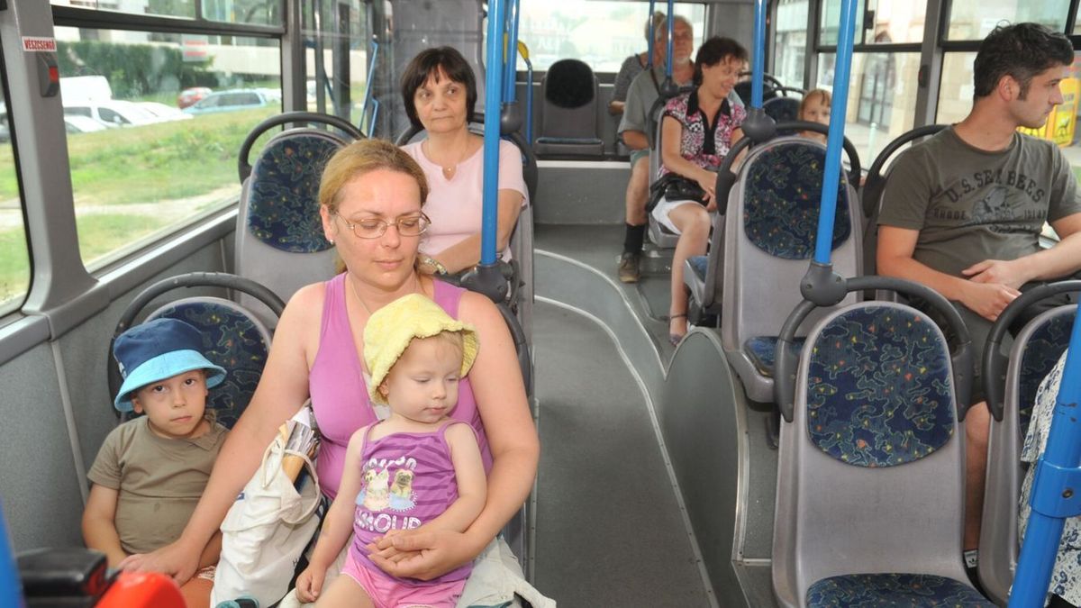 hőség busz