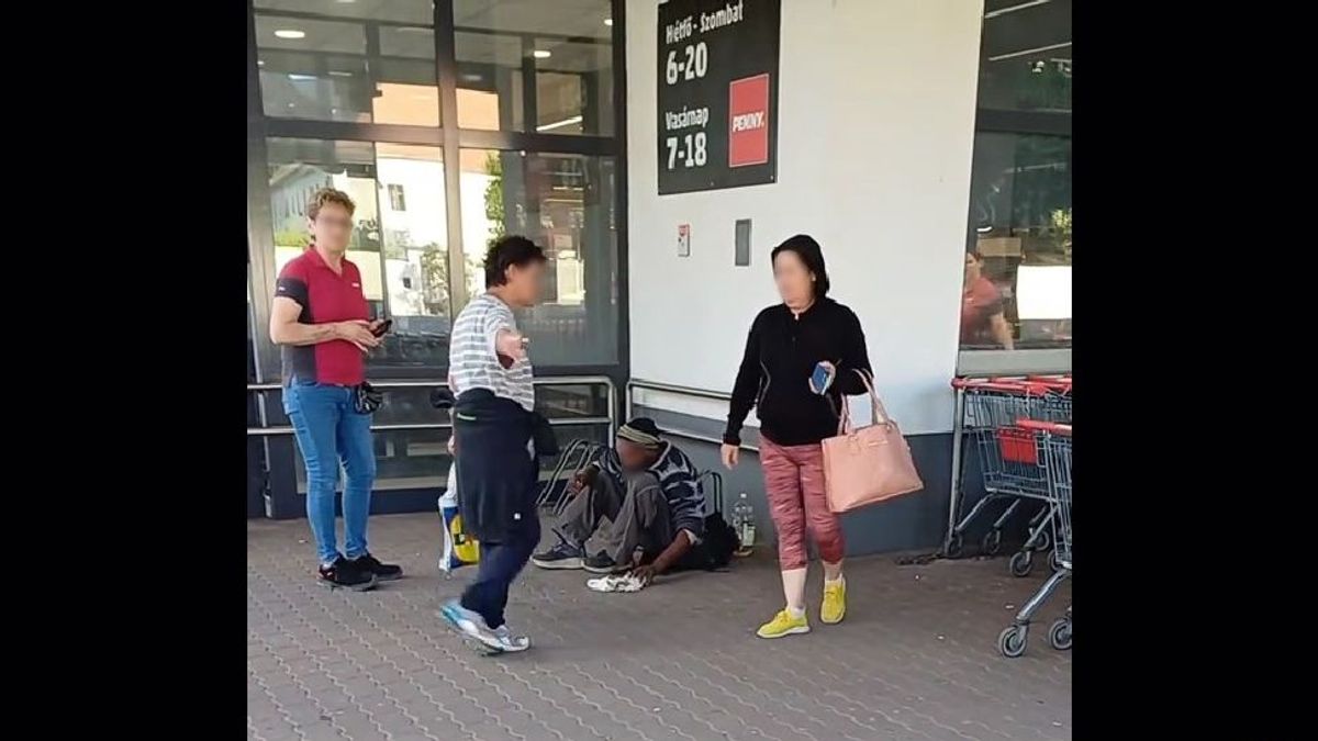 Hatalmas balhé a bolt előtt: egy üveg bornak is lába kélt (VIDEÓ)