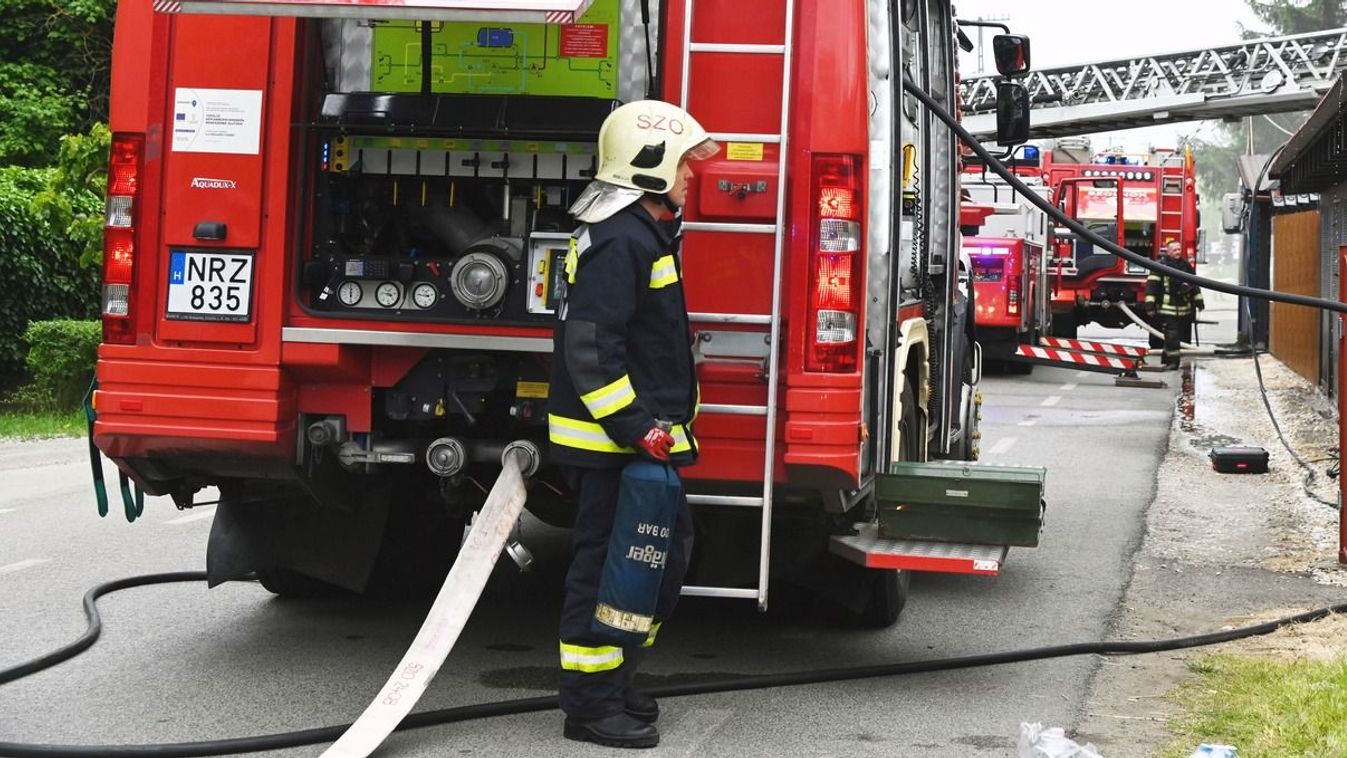 Újabb komoly tűzeset Baranyában: beomlott egy ingatlan teteje, az aljnövényzet is ég