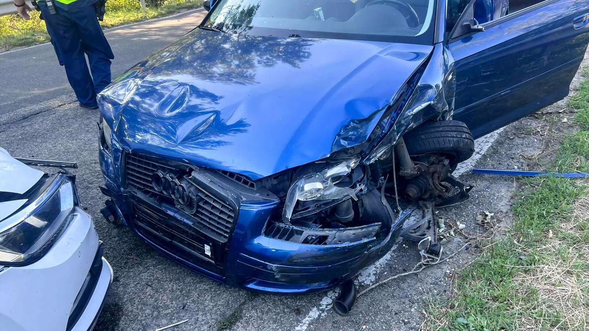 Horrorbaleset hétfő este: négy jármű is összeütközött a 6-os úton