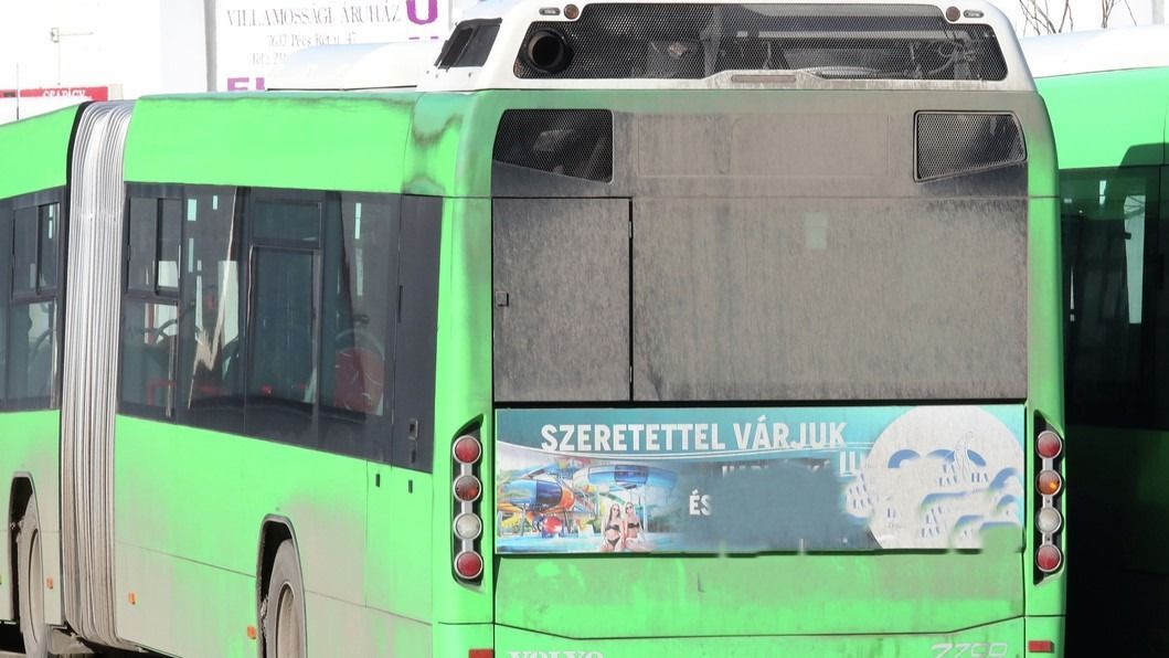Sztrájk alatt mindegy, hogy koszos a Tüke Busz busza