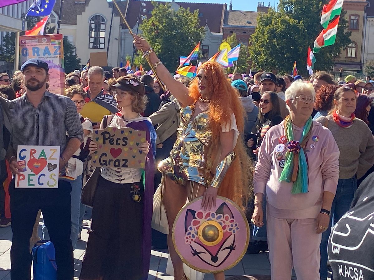 pécs pride és a  drag queen
