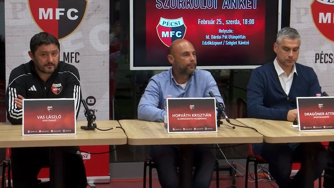 Vízió, célok, feljutás, egyensúly: őszintén válaszoltak a kérdésekre a PMFC vezetői Kép